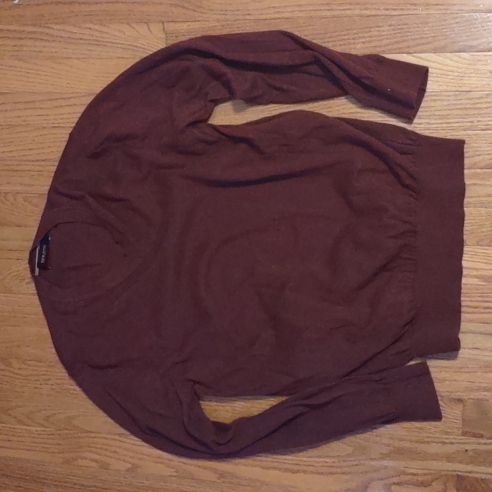 David Jones men's v neck long sleeve sweater size large